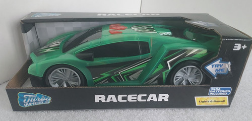 Turbo wheels green racecar - turbo,