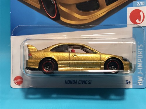 Hot wheels honda civic gold - wheels,