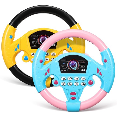 Pack kids steering wheel toy - steering,